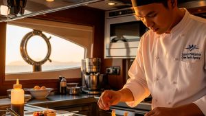 Haute cuisine at sea